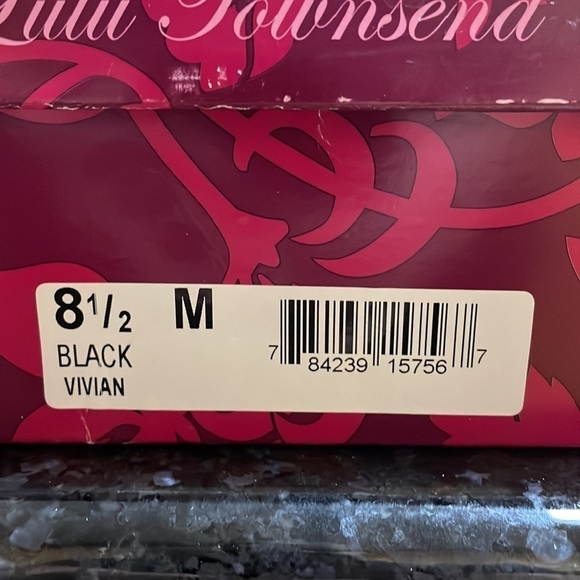 LULU Townsend Pumps 'Vivian' Fishnet & Sparkle Stiletto heel size 8.5 - Picture 11 of 11